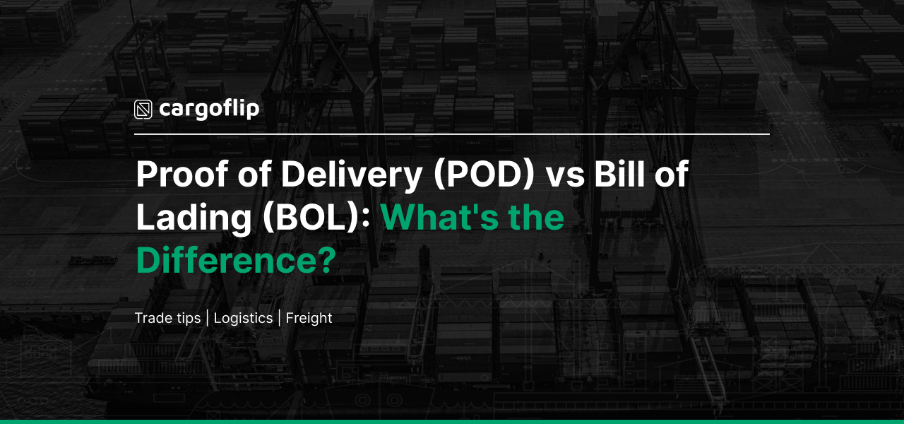 Proof of Delivery (POD) vs Bill of Lading (BOL) What's the Difference?